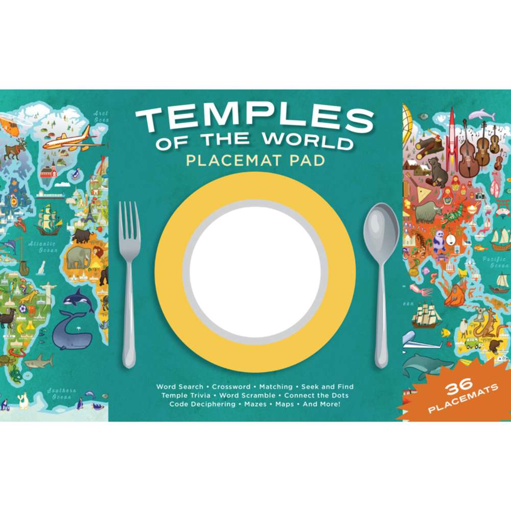 Temples of the World Placemat Pad
