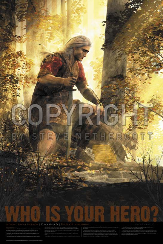 Moroni, Son of Mormon (11x17 Print)