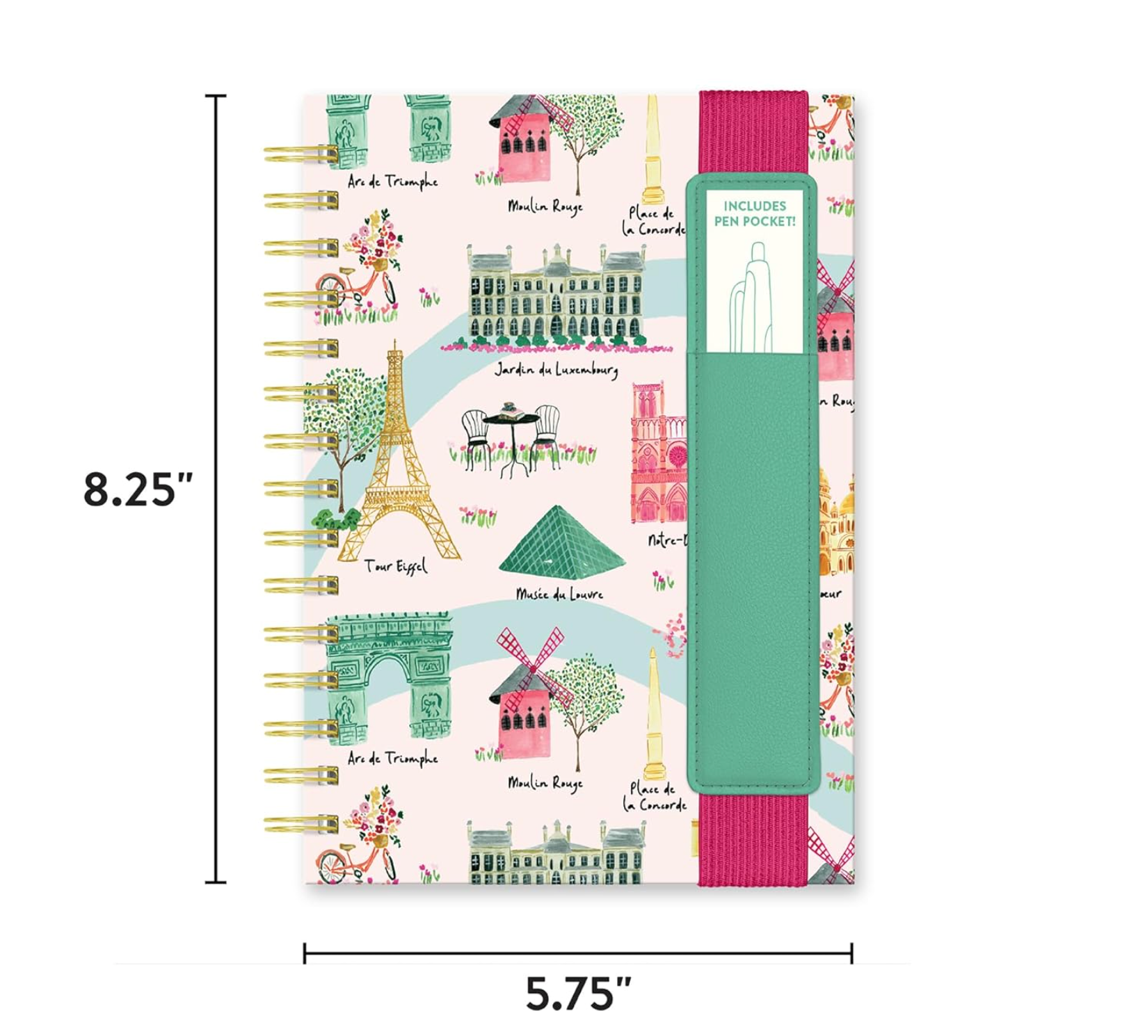 Sights of Paris Journal, , large