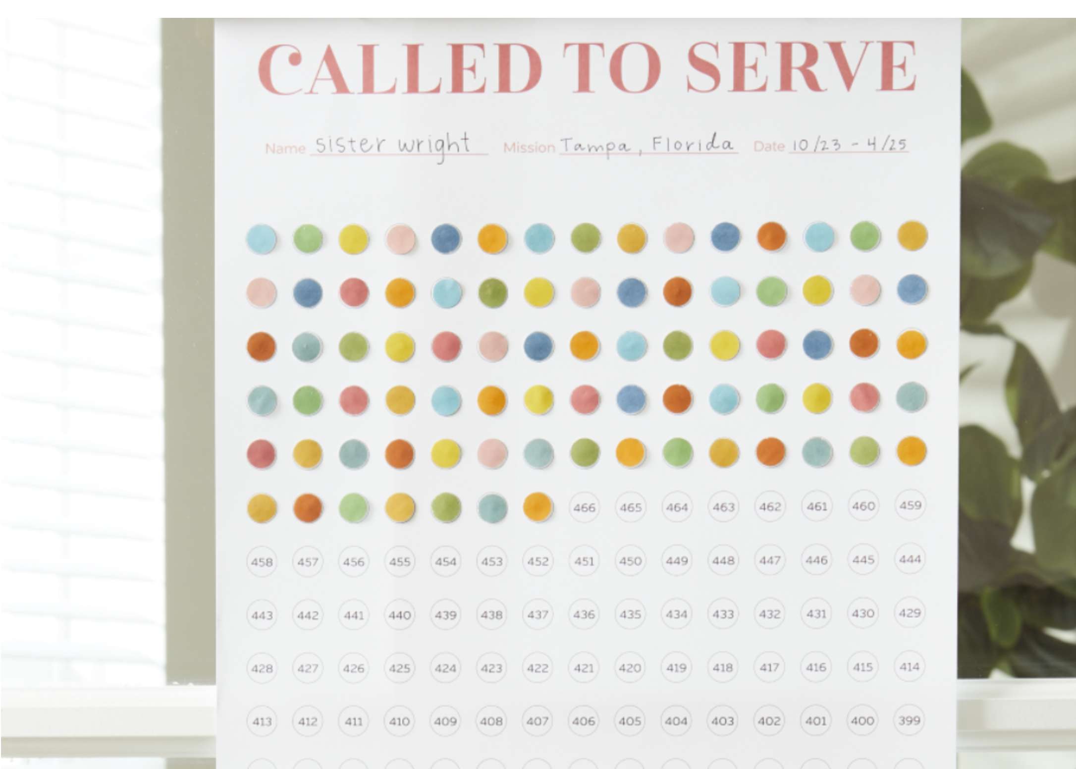 Sister Missionary Countdown Poster, , large image number 1