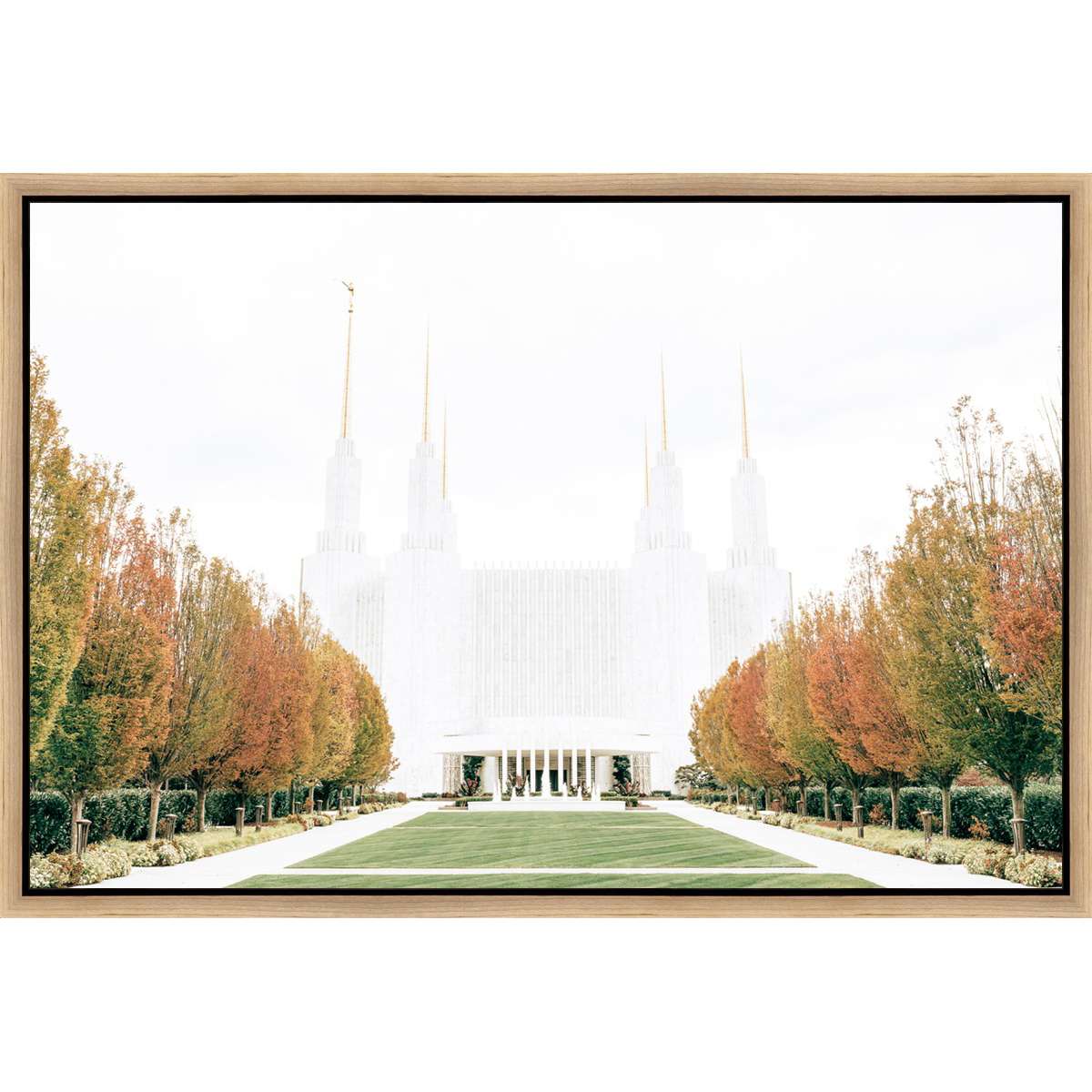 Sweet is the Work, Washington DC Temple (31.5x21.5 Framed Canvas), , large image number 0