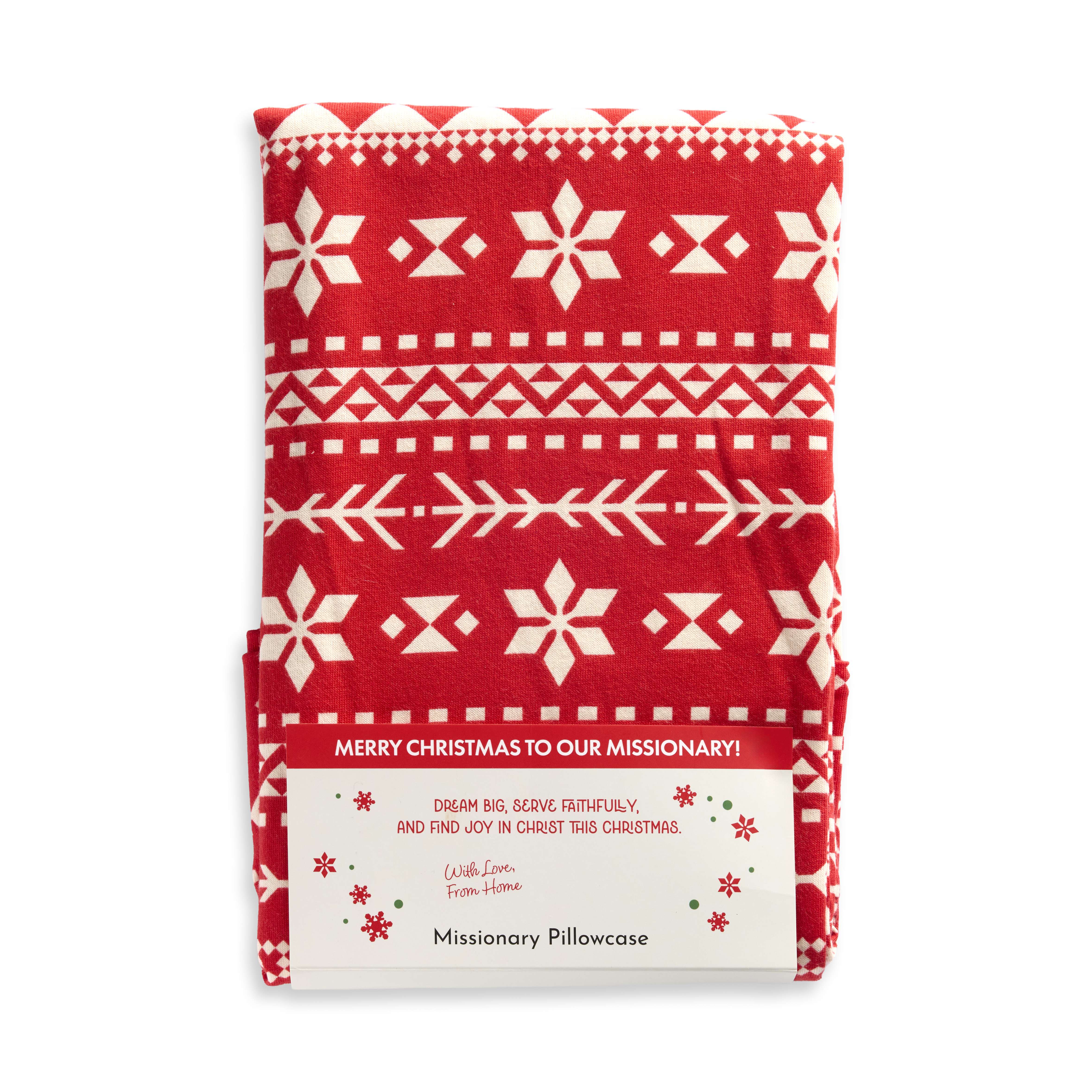 Missionary Christmas Pillowcase