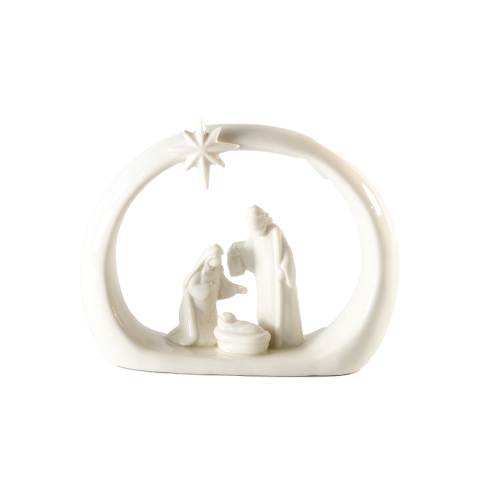 Heaven Everywhere Star Arch Porcelain Nativity,  Heaven Everywhere Star Arch Porcelain Nativity