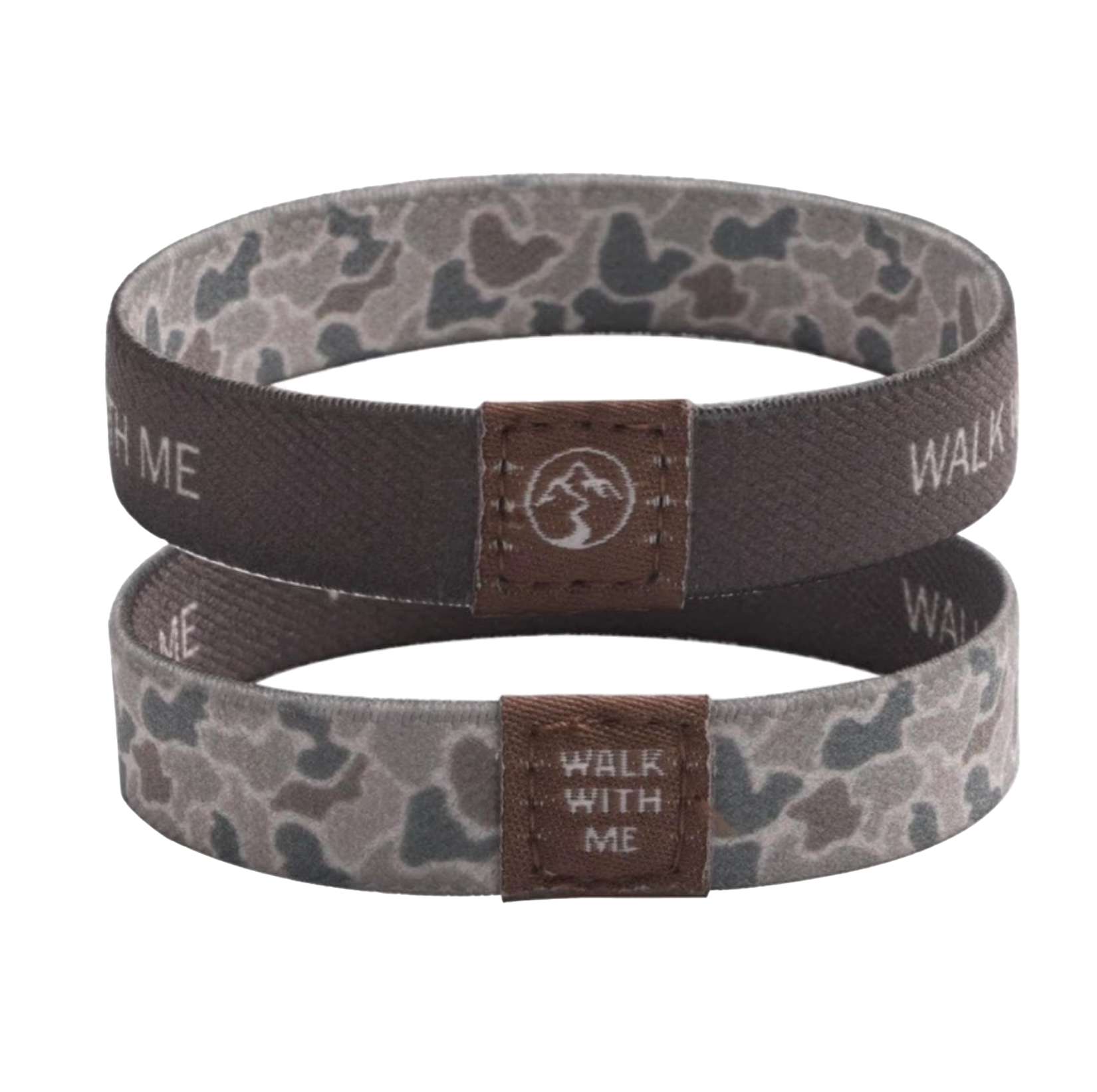 2026 Youth Theme Walk with Me Woven Camo Reversible Wristband