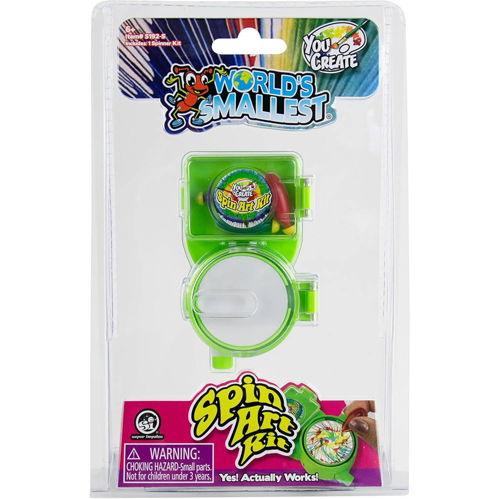 'World's Smallest'  Spin Art