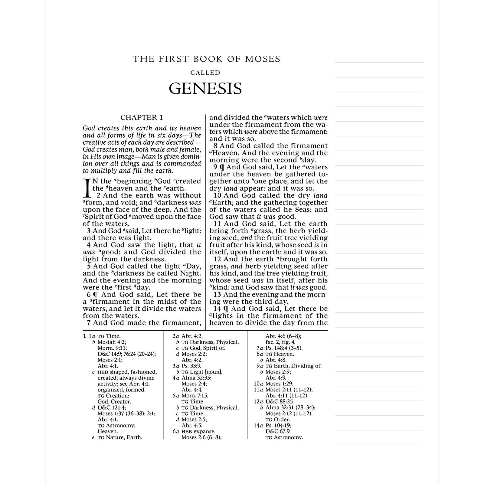 The Old Testament, Journal Edition, Faux Leather Blue (No Index), , large image number 3