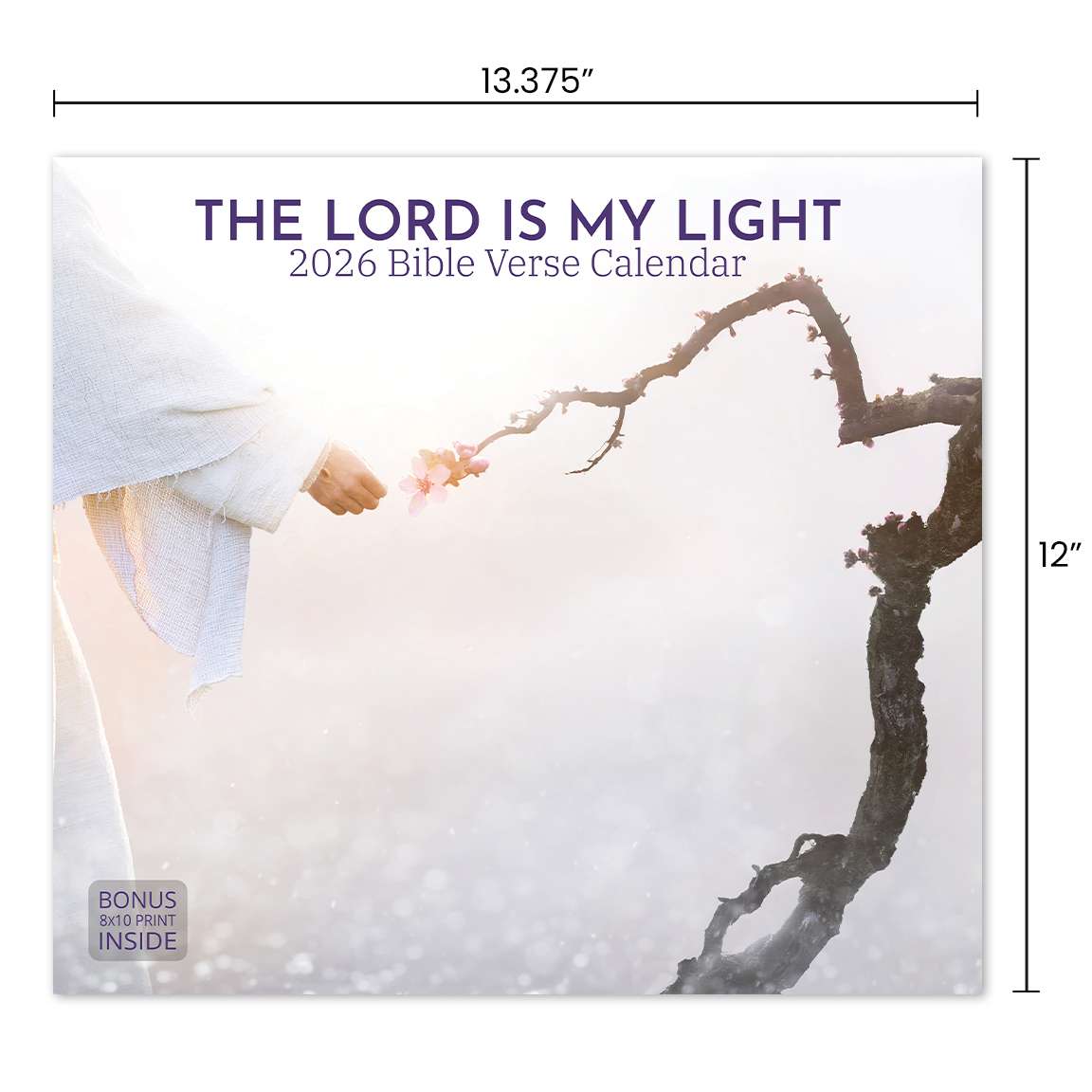 2026 The Lord Is My Light Bible Verse Calendar, , large image number 1