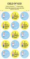 I Am a Child of God Deluxe Stickers