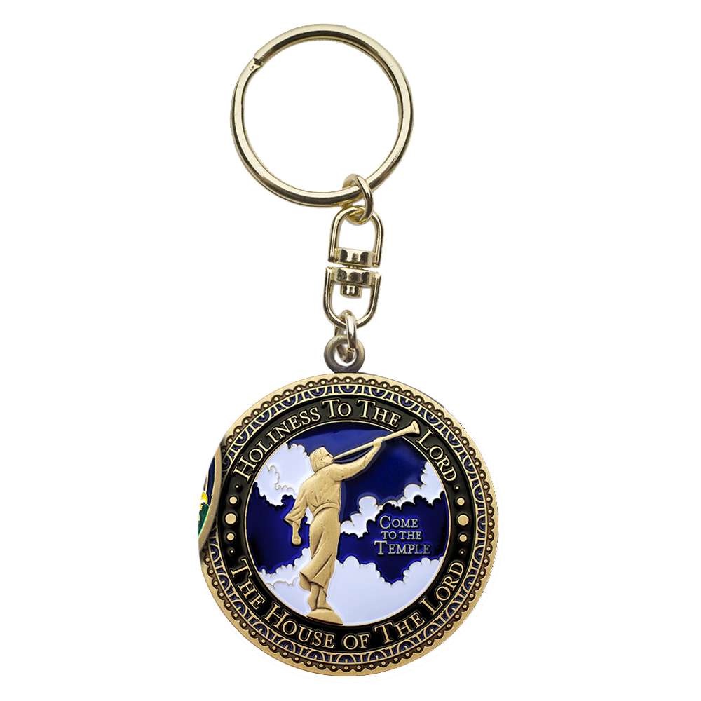 Manti Utah Temple Keychain, , large
