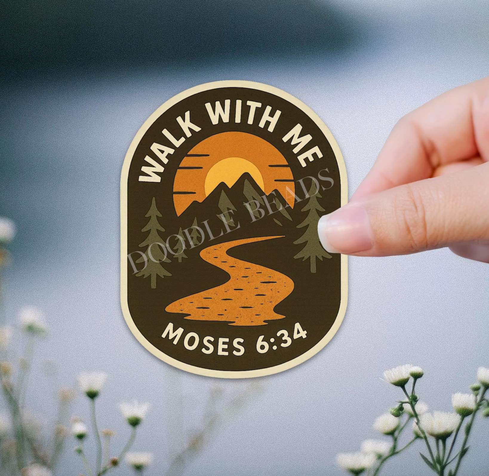 2026 Youth Theme Walk with Me Mountain Path Sticker, , large