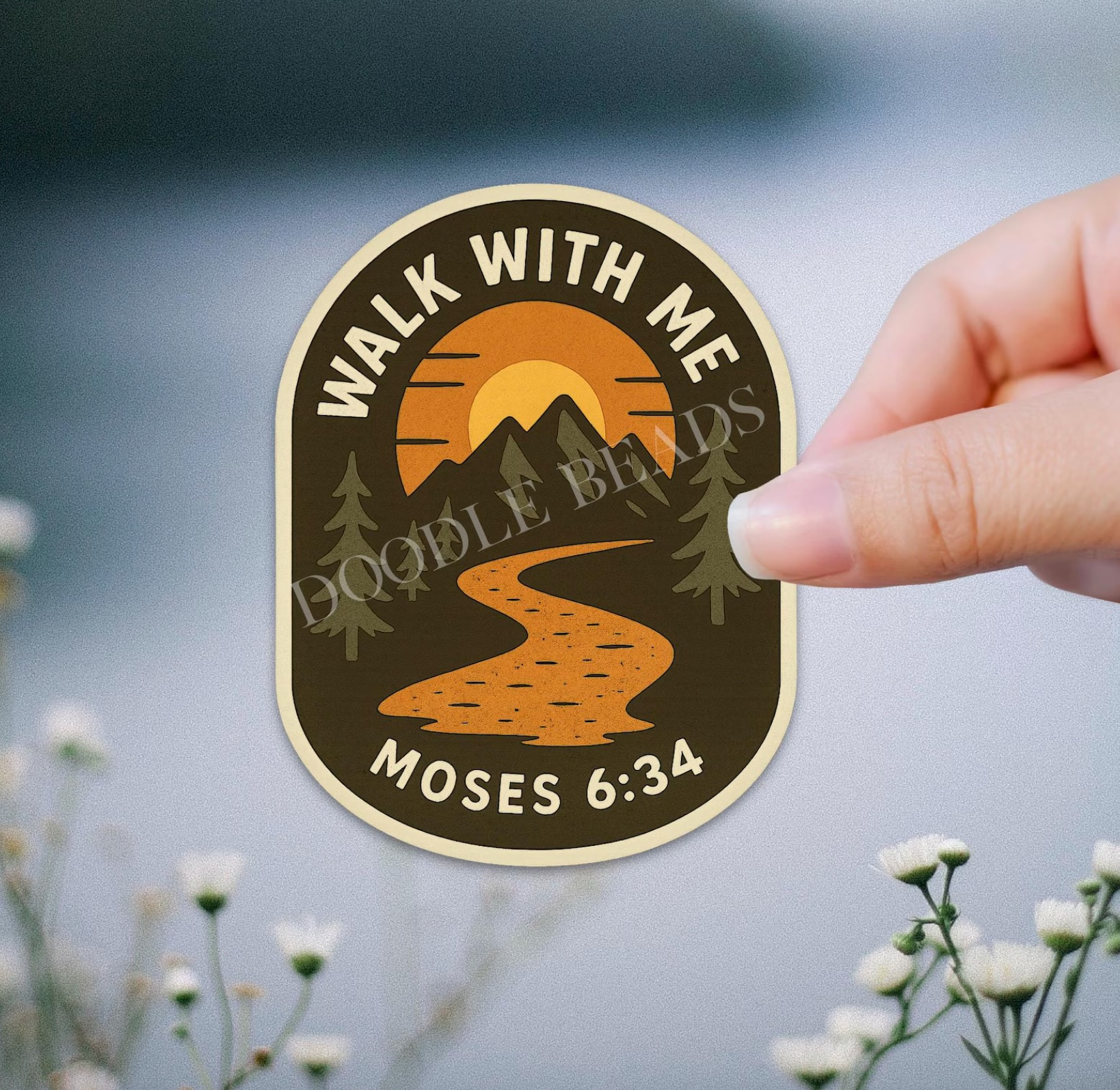 2026 Youth Theme Walk with Me Mountain Path Sticker, , large