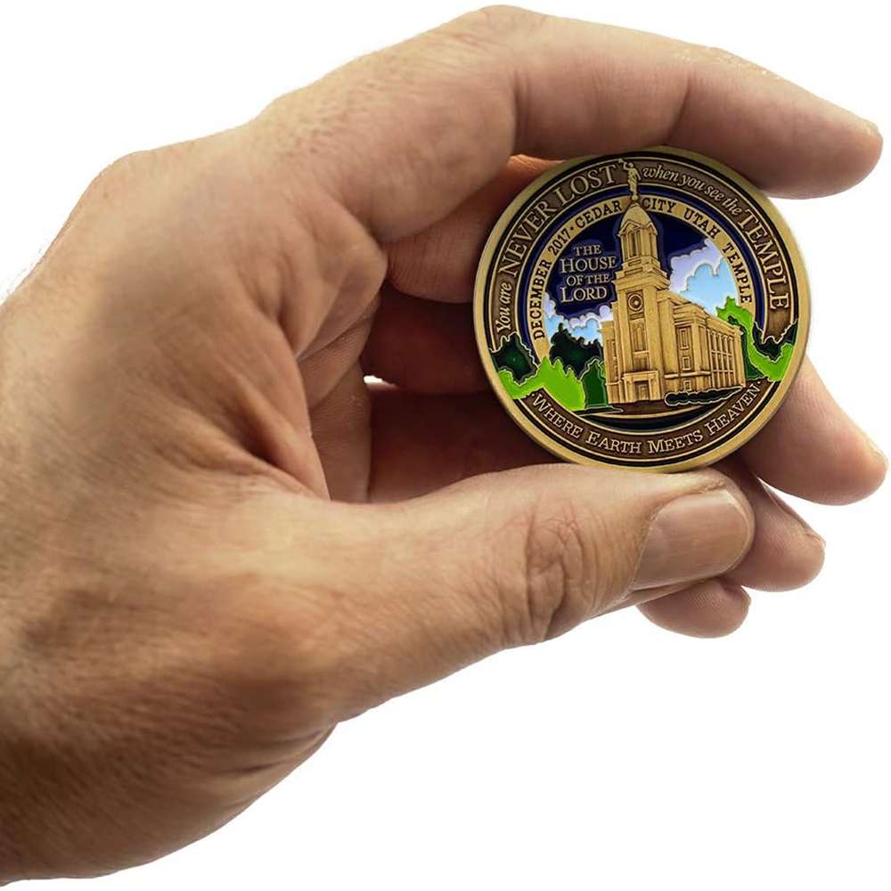 Cedar City Utah Temple Medallion Coin, , large image number 5
