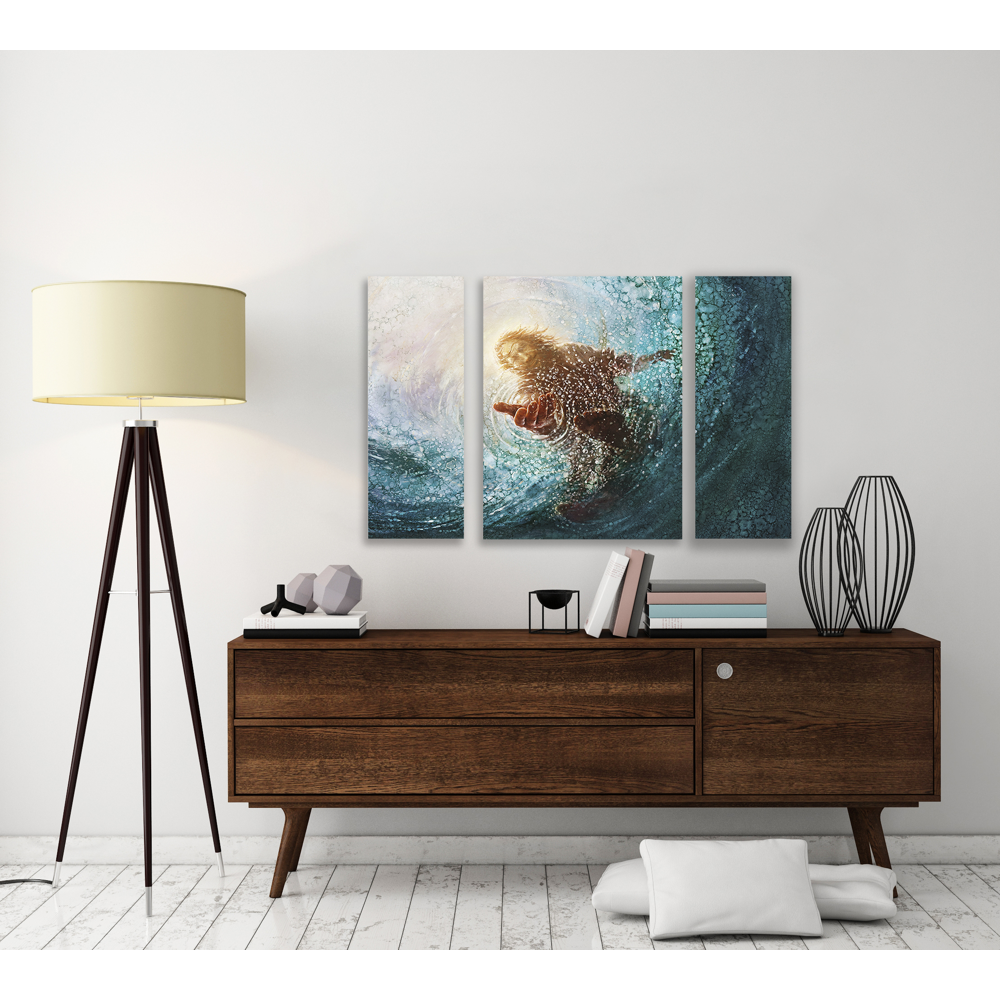 The Hand of God (24x36 Triptych, size of combined pieces), , large image number 3