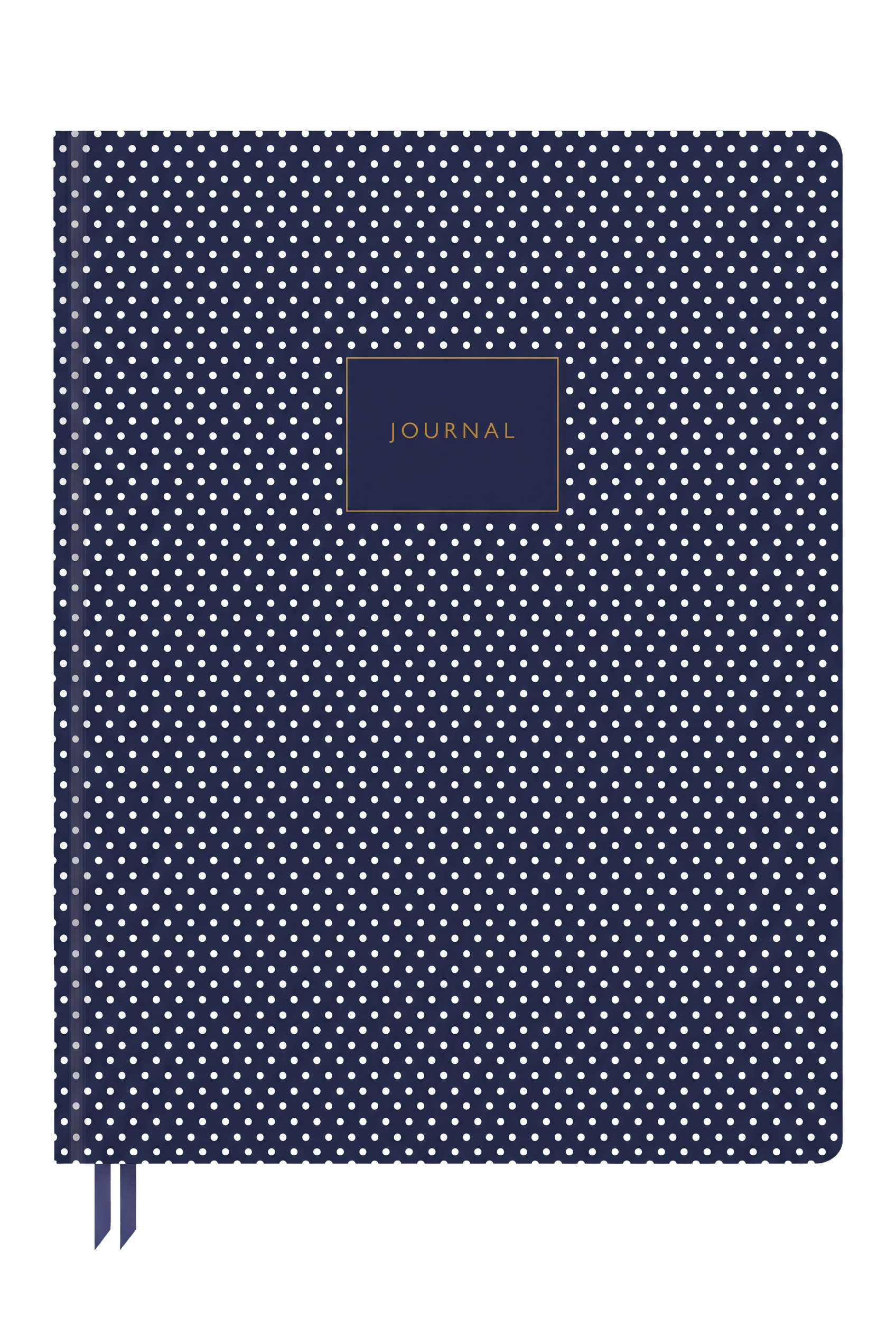 Polka Dot Navy Journal