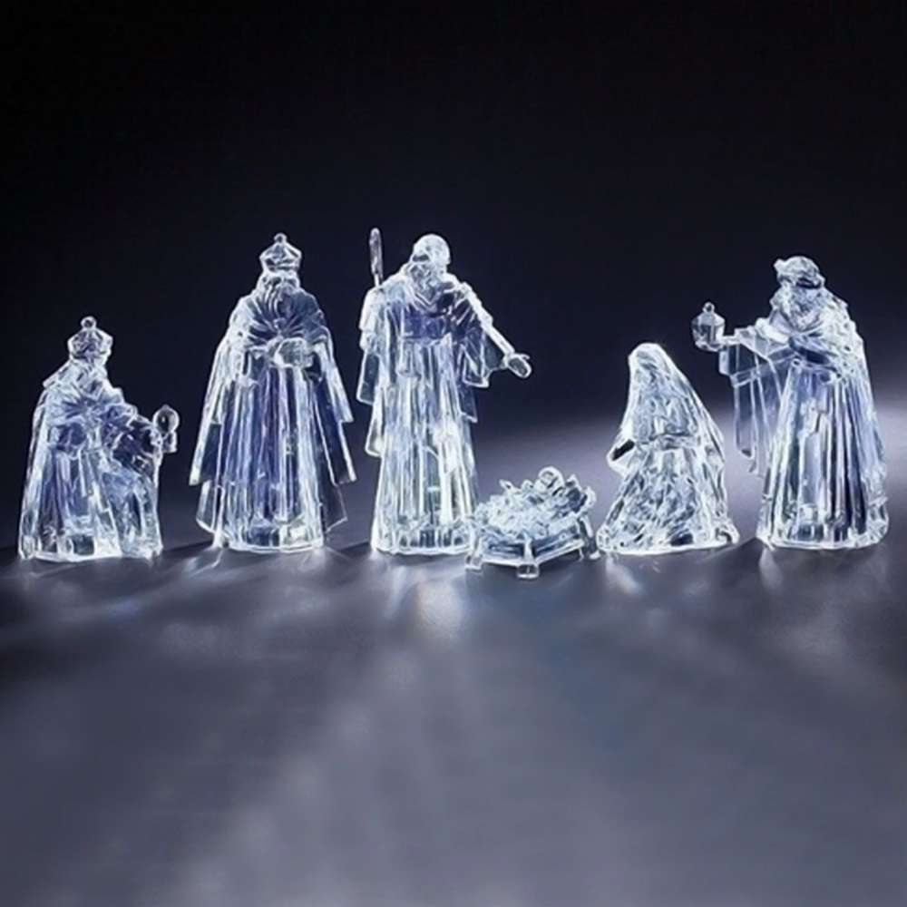 Light-up Acrylic Nativity Scene, , large image number 3