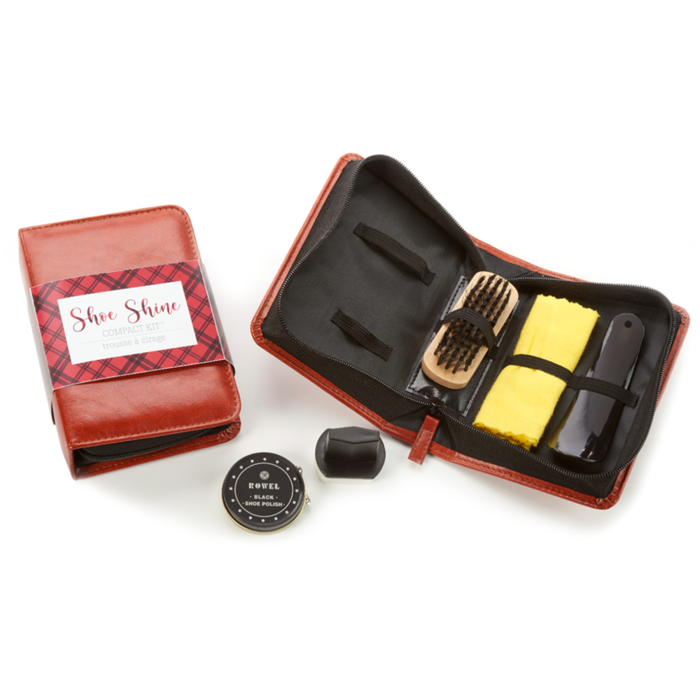 Leather Shoe Shine Kit, , large image number 0