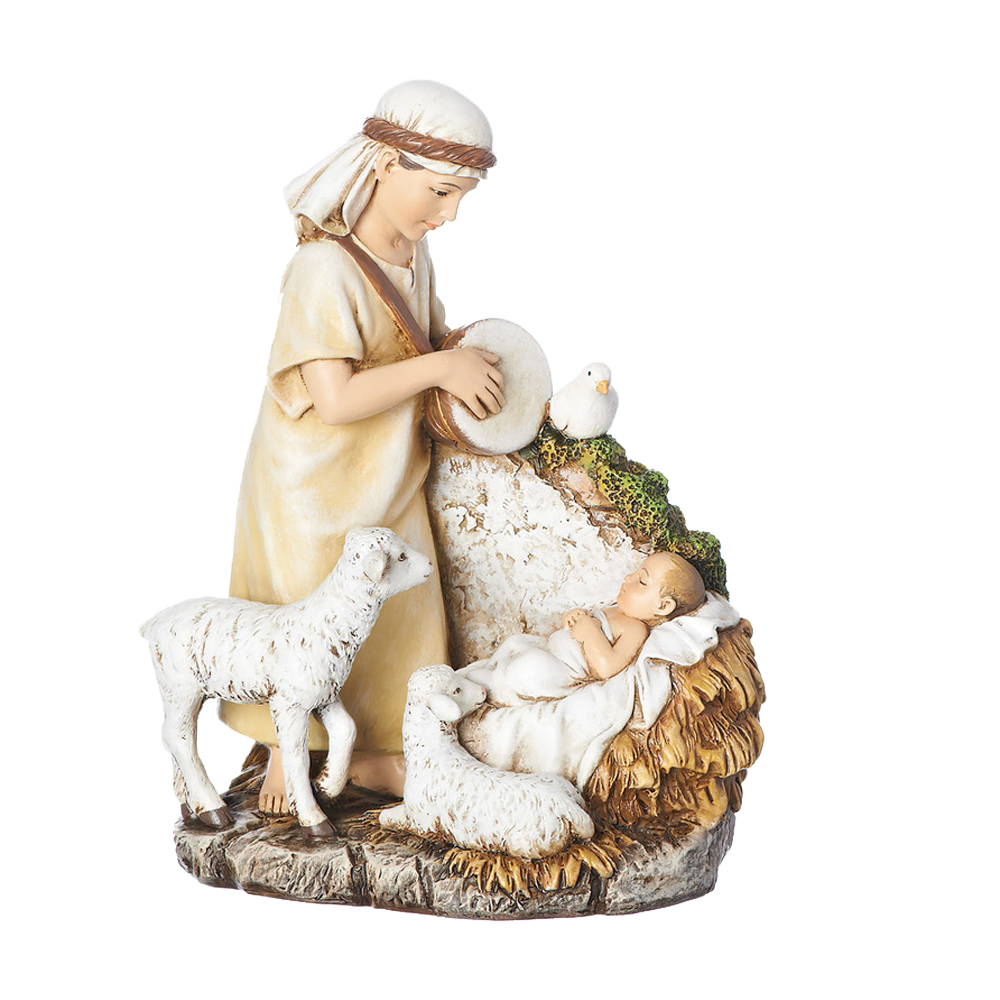 Shepherd with Baby Jesus Nativity
