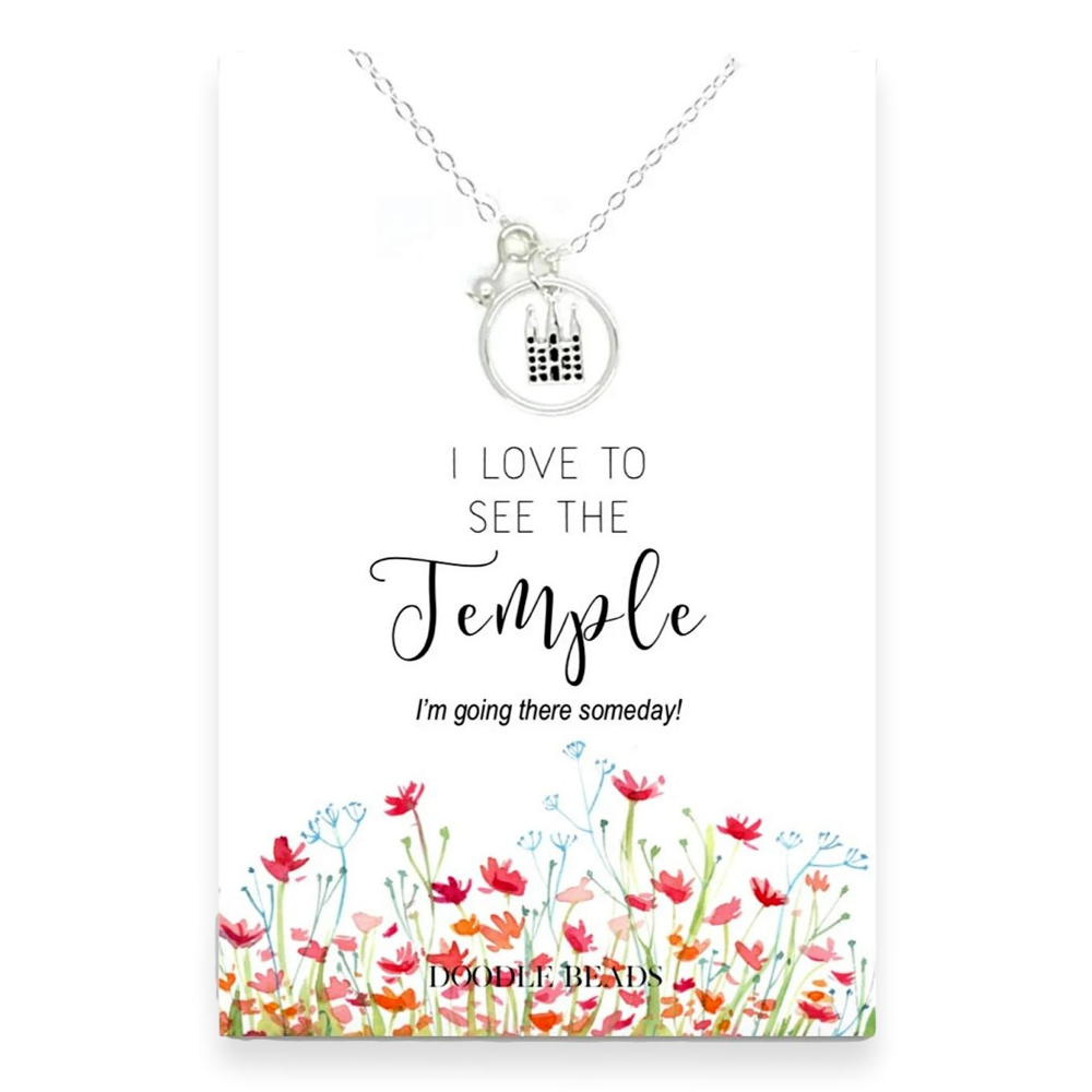 Salt Lake Temple Necklace,  Salt Lake Temple Necklace