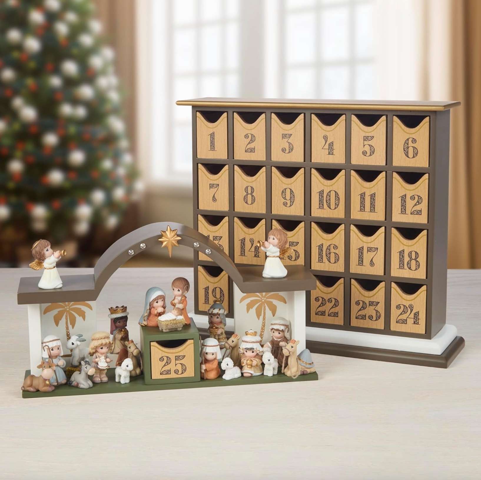Precious Moments Countdown to Christmas Nativity Advent Calendar, , large image number 5