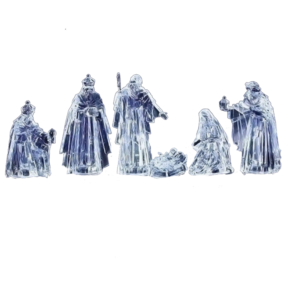 Light-up Acrylic Nativity Scene, , large image number 2