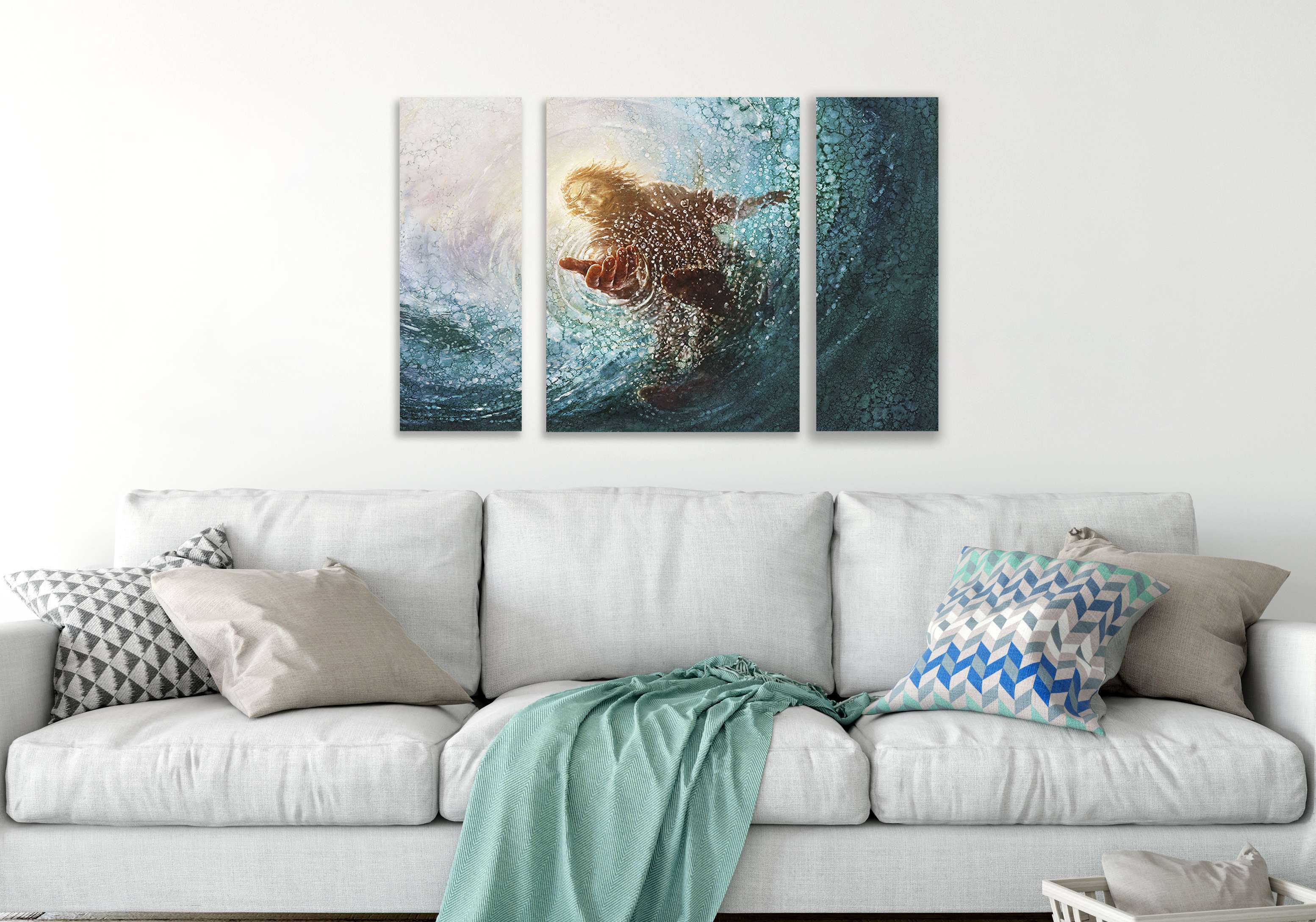 The Hand of God (24x36 Triptych, size of combined pieces), , large image number 4