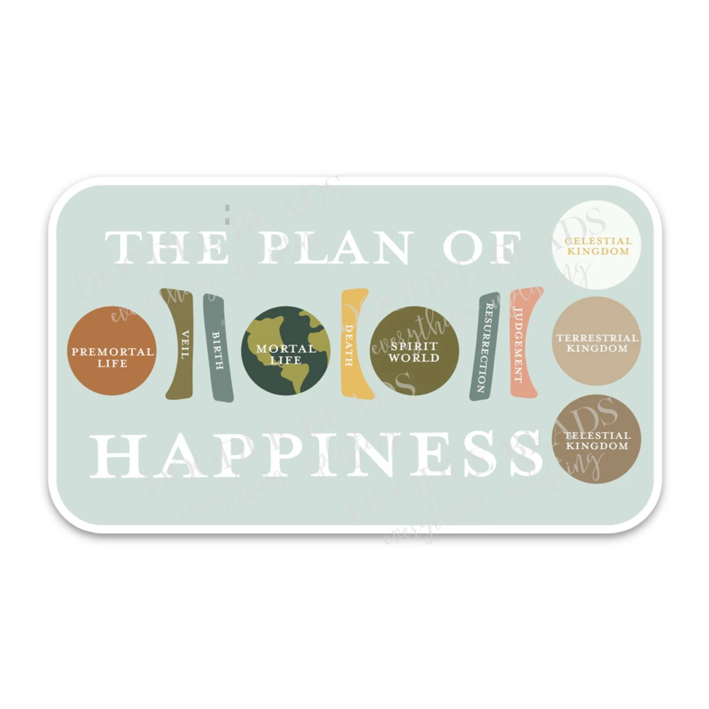 Plan of Happiness Missionary Sticker, , large