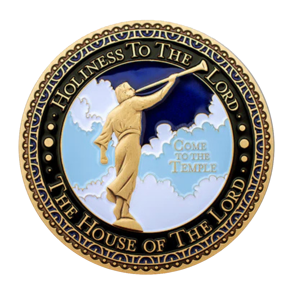 Payson Utah Temple Medallion Coin, , large