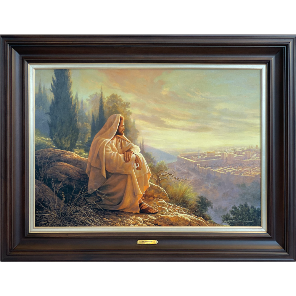 O Jerusalem, 25th Anniversary (48x36 Framed Canvas Giclee)