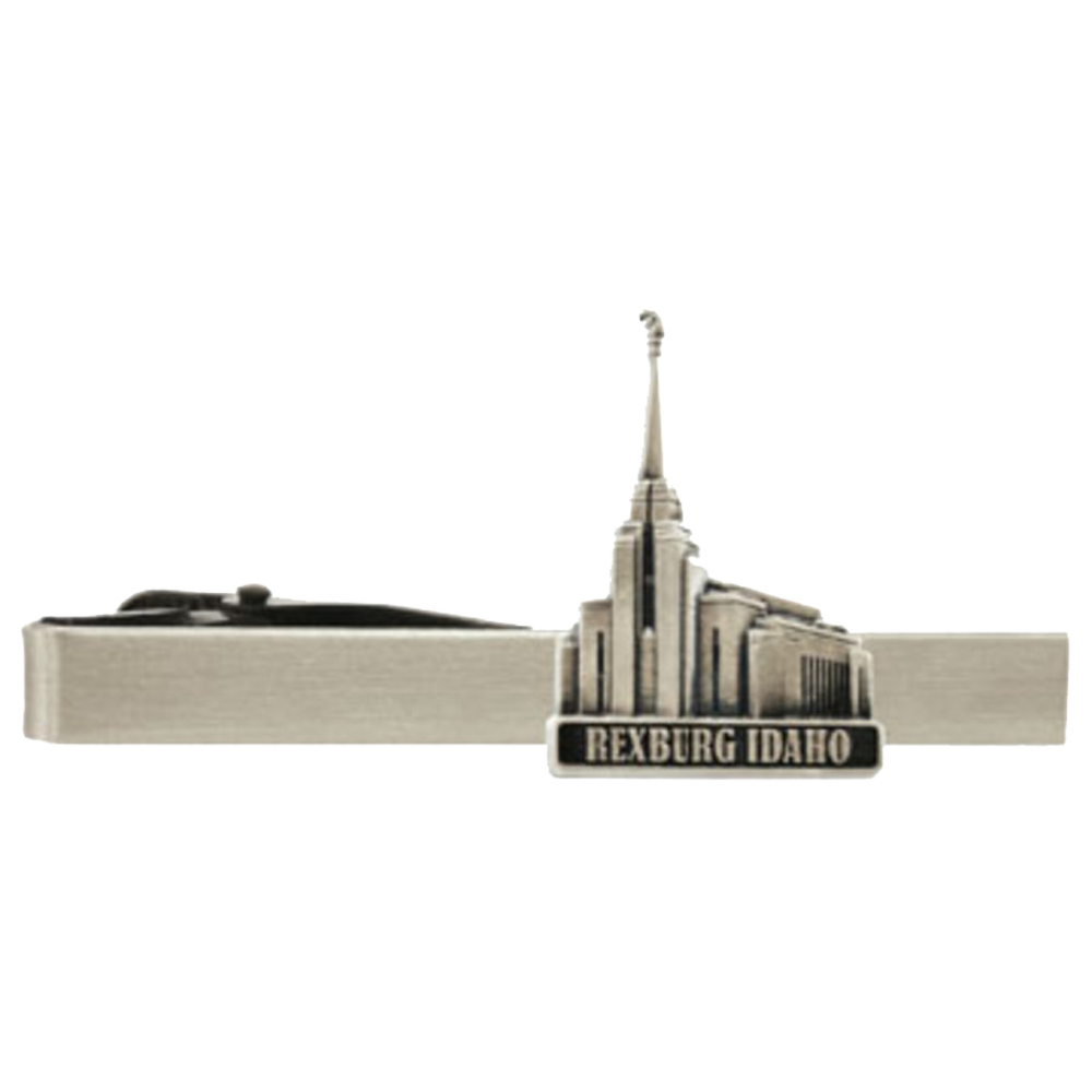 Rexburg Temple Tie Bar, , large image number 0