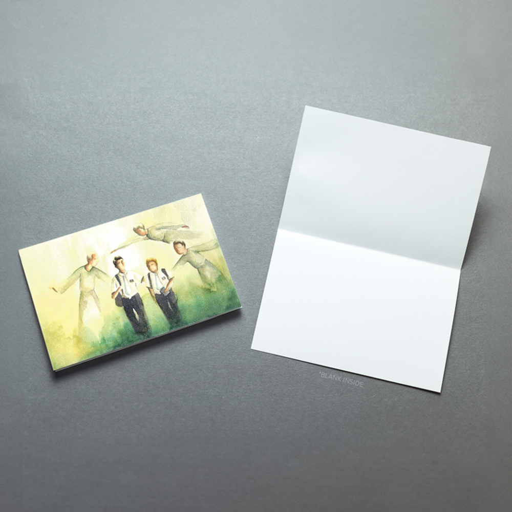 The Lord's Errand, Anxiously Engaged Greeting Card, , large