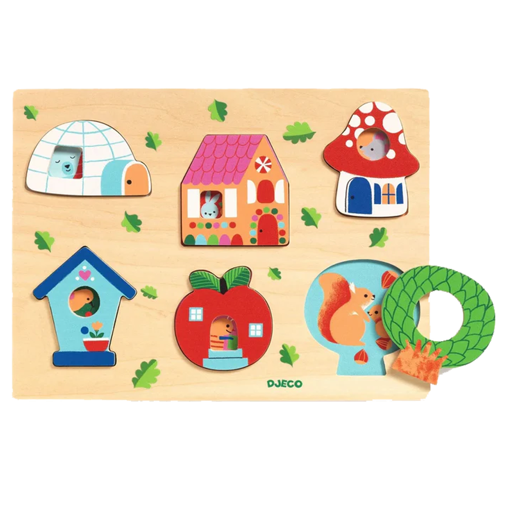 CouCou House Wooden Puzzle, , large