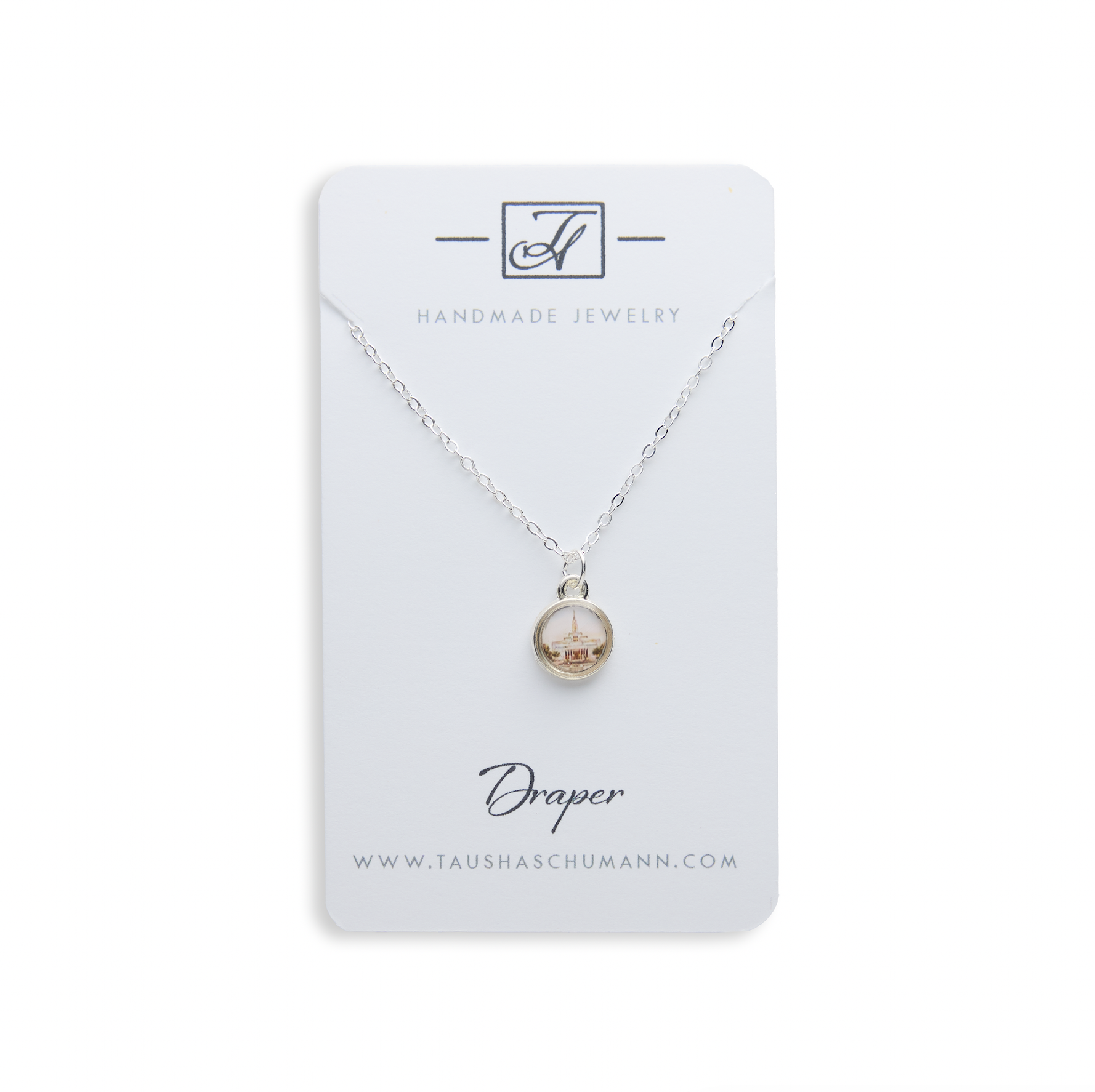 Draper Utah Temple Necklace