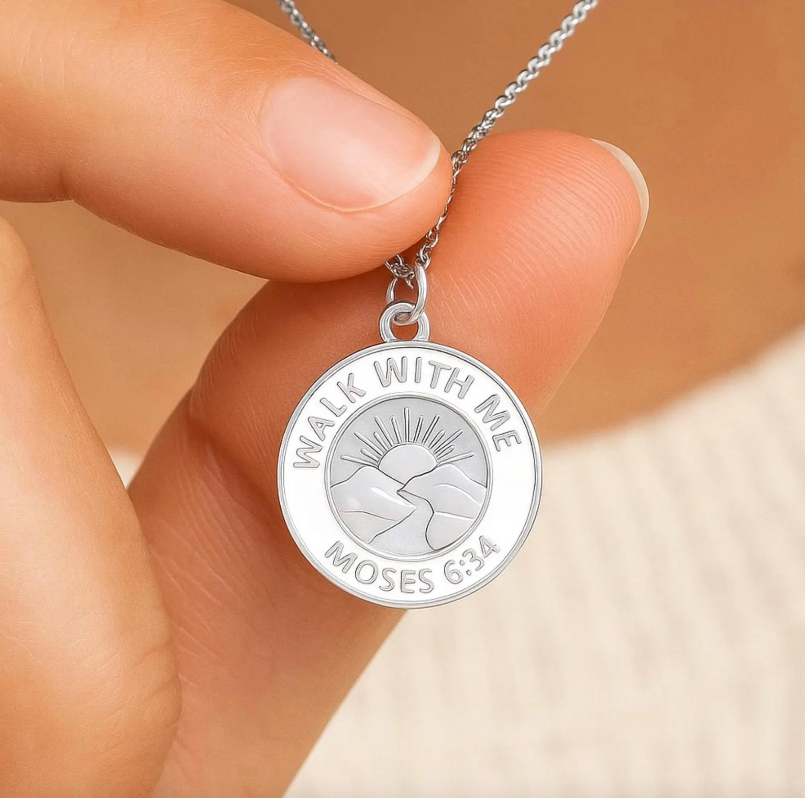 2026 Youth Theme Walk with Me Interlocking Necklace, , large image number 2