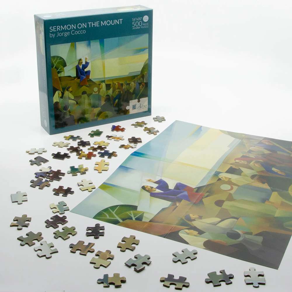 Sermon on the Mount 500 Piece Puzzle, , large image number 2