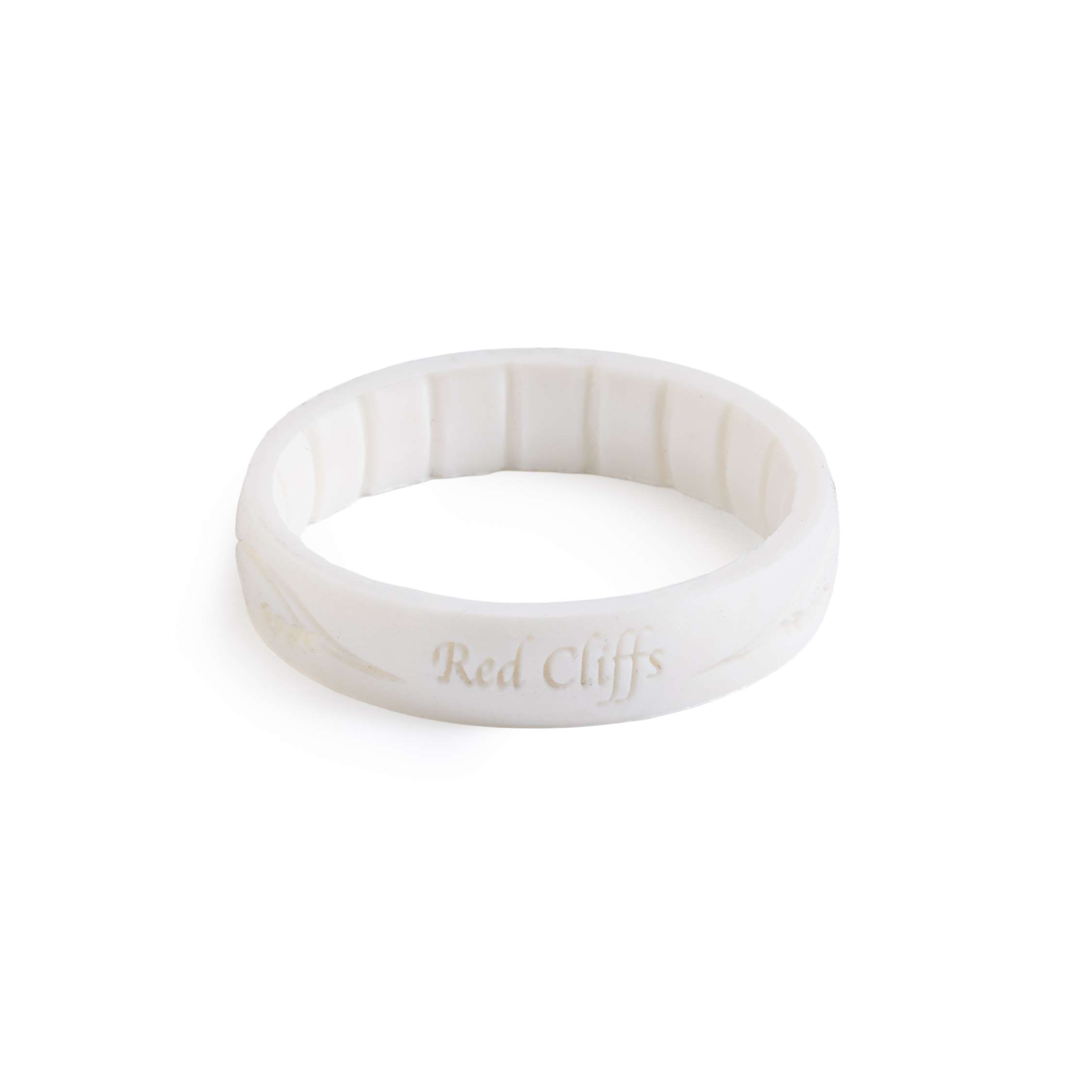 Red Cliffs Temple Thin Silicone Ring, , large