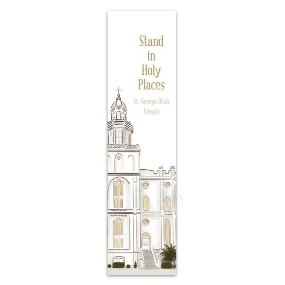 St George Temple Bookmark