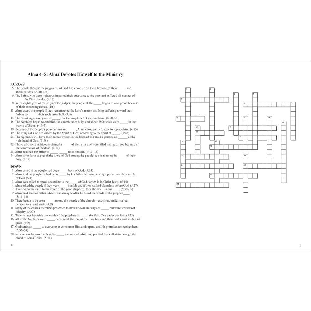 Book of Mormon Puzzles: Crossword Alma through Helaman, , large image number 2