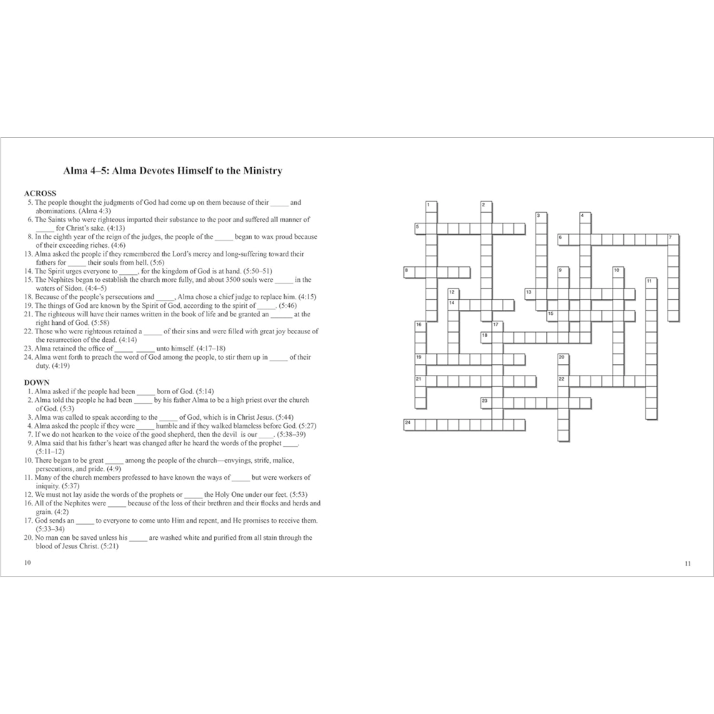 Book of Mormon Puzzles: Crossword Alma through Helaman, , large image number 2