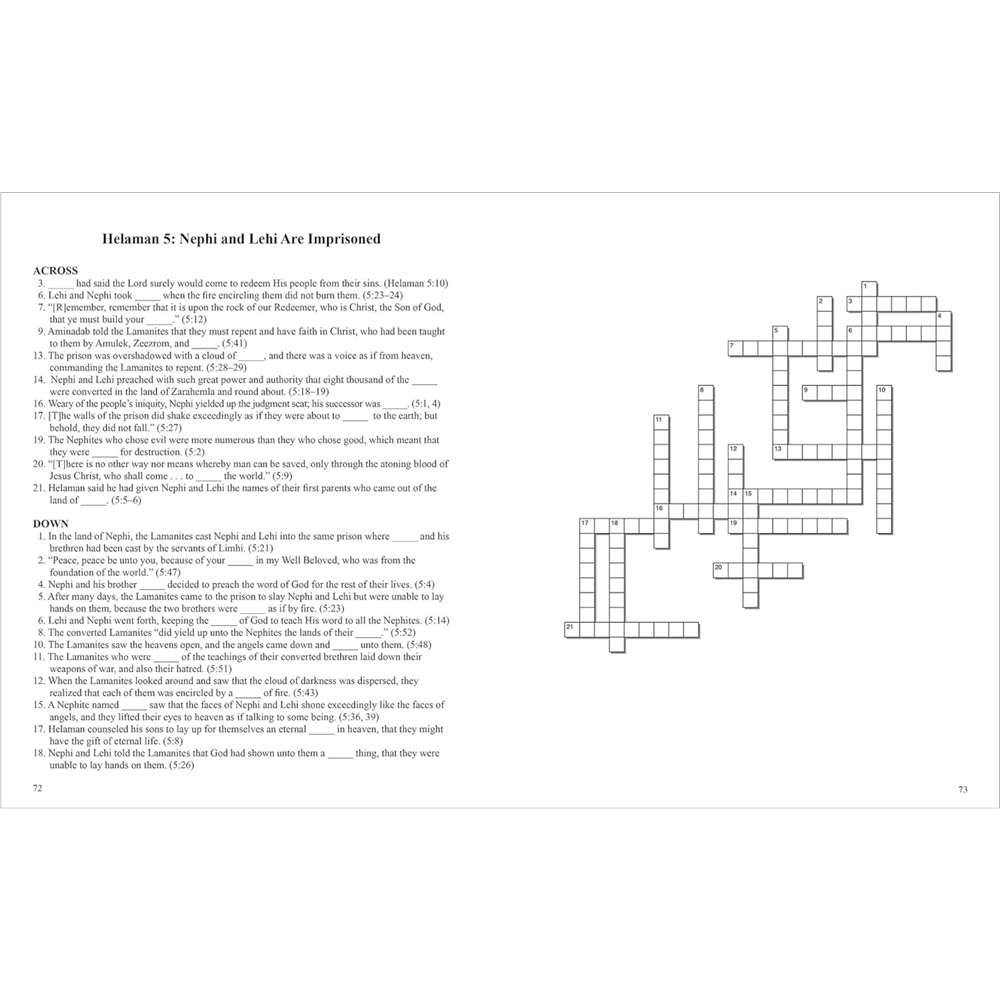 Book of Mormon Puzzles: Crossword Alma through Helaman, , large image number 1
