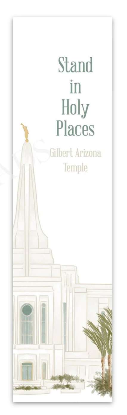 Gilbert Arizona Temple Bookmark