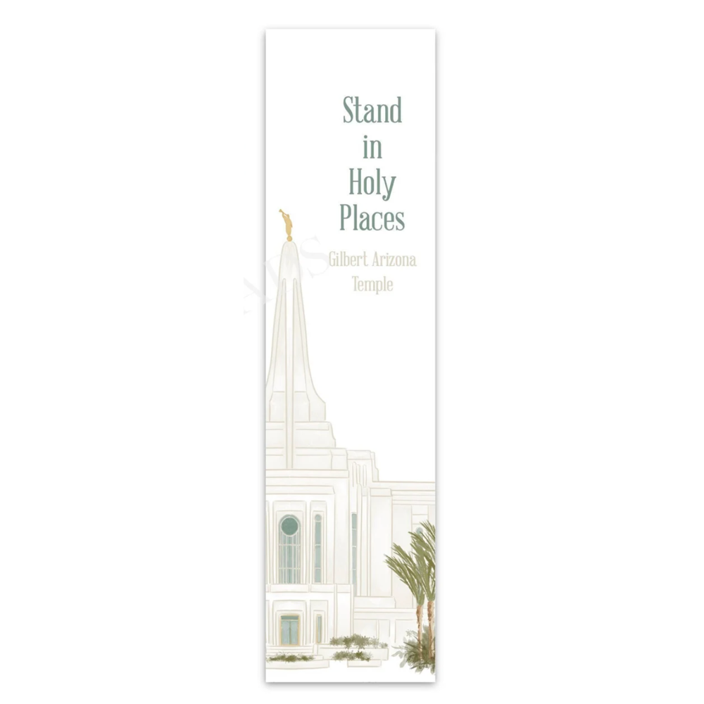 Gilbert Arizona Temple Bookmark,  Gilbert Arizona Temple Bookmark