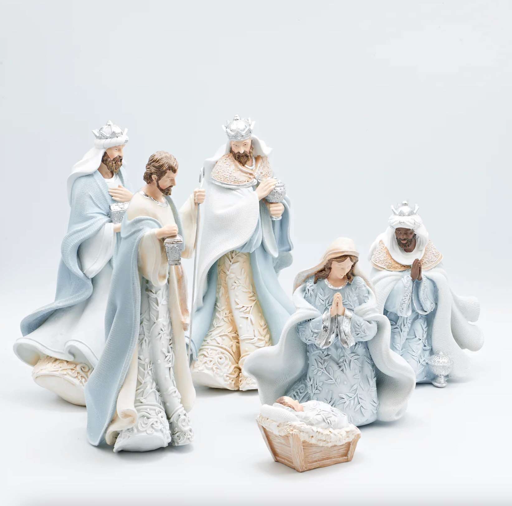 Blue Leaf Nativity, , large image number 2