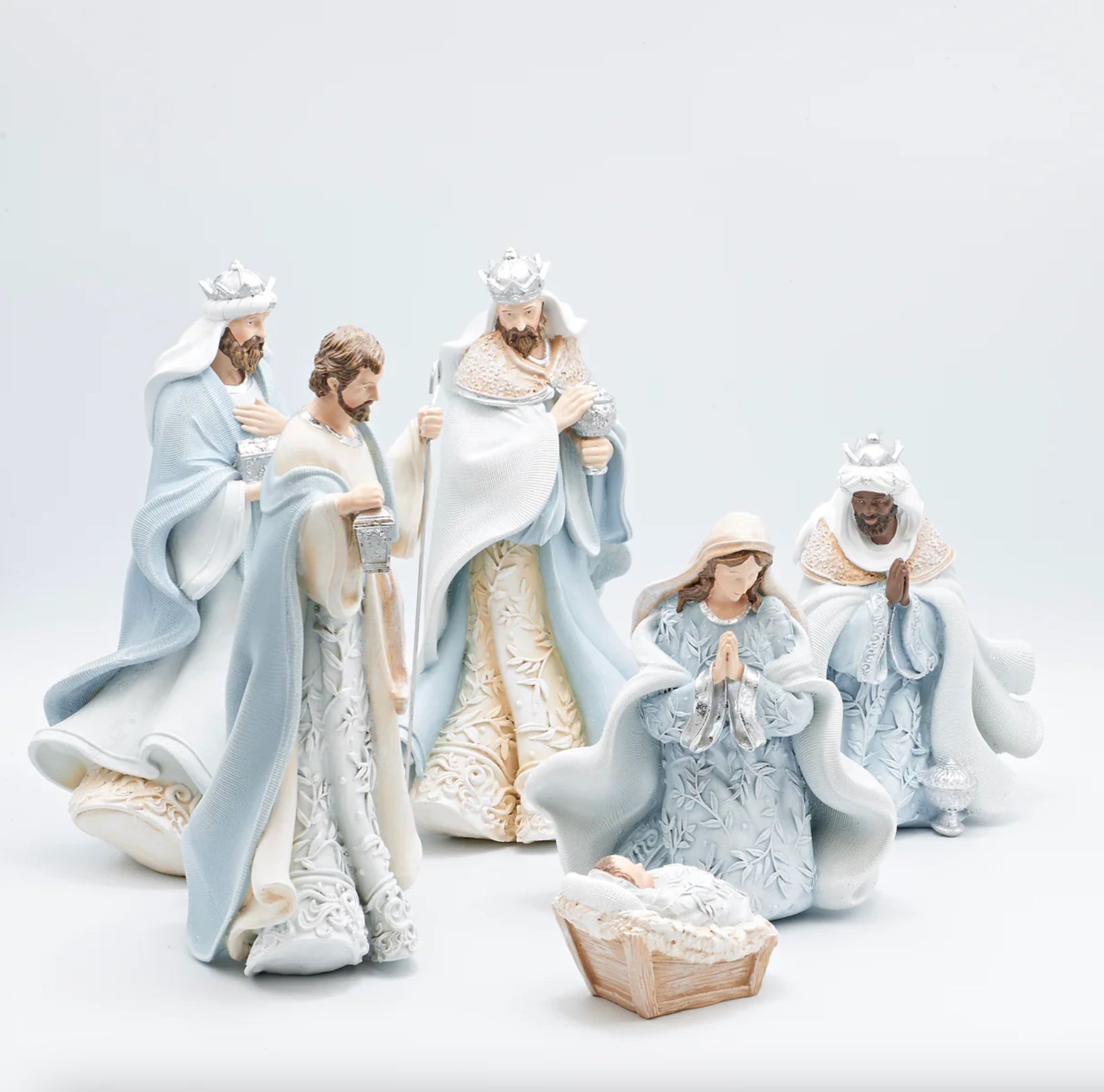 Blue Leaf Nativity, , large image number 2