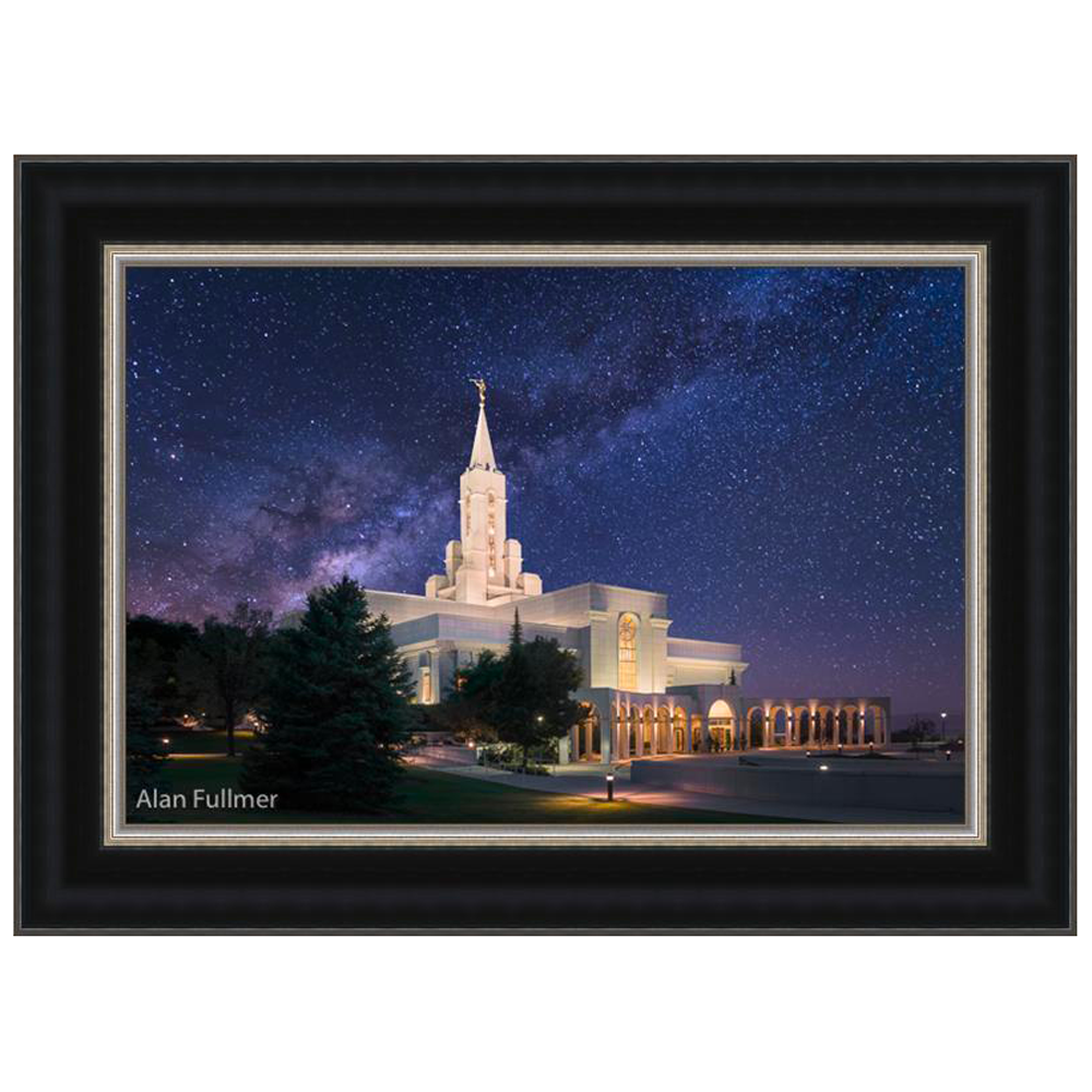 Celestial Temple Series: Bountiful Temple (25x34 Framed Art)