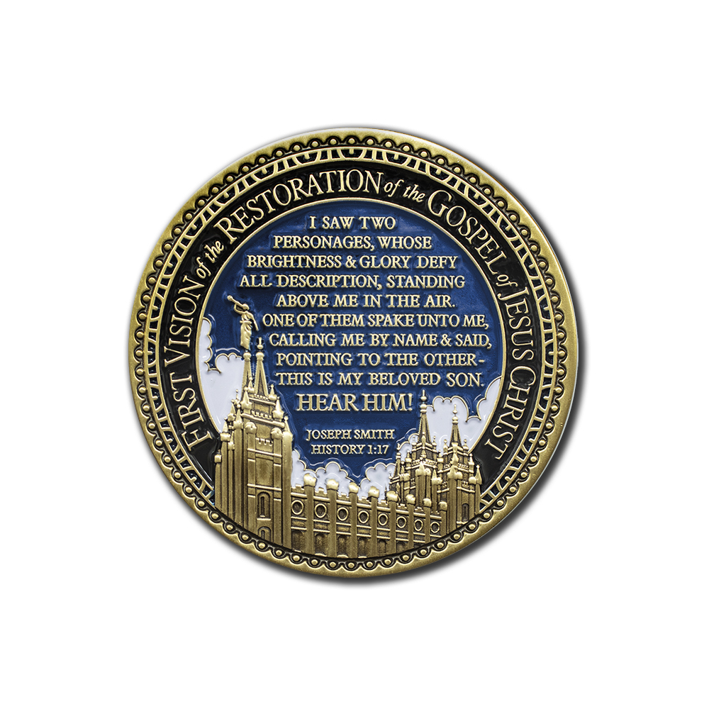 Joseph Smith First Vision Medallion, , large image number 2