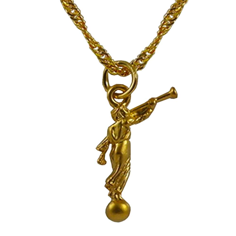 Angel Moroni Necklace Gold