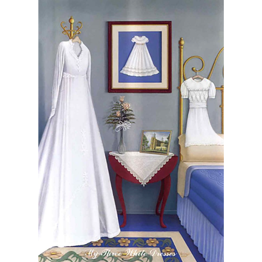 My Three White Dresses Bookmark, , large image number 1