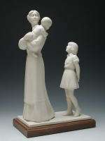 In Her Mothers Footsteps Statue with Base (Porcelain), , large image number 1