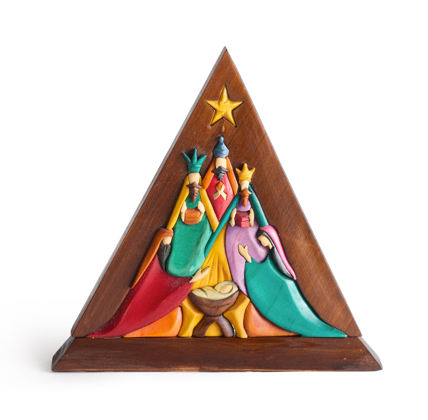 Colombia Triangle with Three Kings Nativity