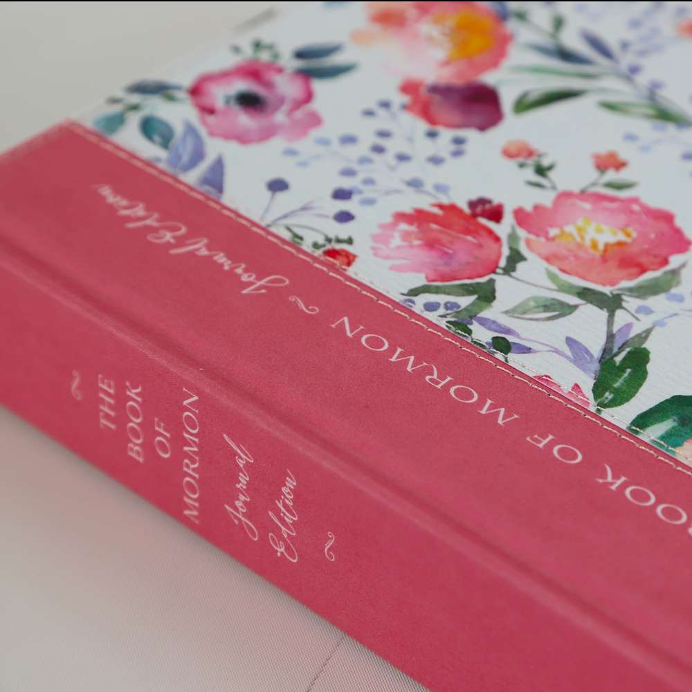 The Book of Mormon, Journal Edition, Pink Floral (No Index), , large image number 7